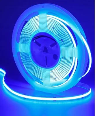 Produktbild von Ledoneled COB LED-Streifen 12V Blau 480 LEDs/m 1m