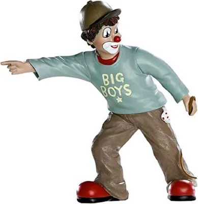 Immagine prodotto di Gilde Clown, "Big Boy", Hundmotiv, Kunstharz, braun, grün, rot, VE 1, H. 16 cm 35008 4009079350081