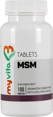 Produktbild von MyVita MSM 500mg Methylsulfonylmethane 100 Tablets