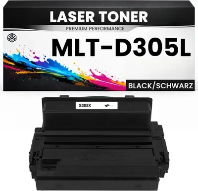 Produktbild von Toner MLT-D305L für Samsung Schwarz MLTD305L Premium Alternative für Samsung ML-3750ND, ML-3753ND