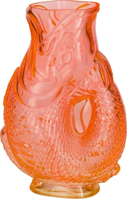 Produktbild von Gift Company Vase Fischvase Jacquard Orange (24cm)