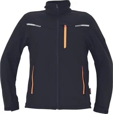 Produktbild von Cerva Softshelljacke Amerikanisch Schwarz XL