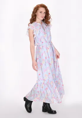 Image de Robe pour femme SAPORTA - bleu clair, taille S