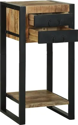 Produktbild von vidaXL Beistelltisch Braun 40 x 40 x 80 cm Massivholz Mango