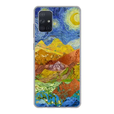 Produktbild von MuchoWow® Handyhülle Schutzhülle Hülle für Samsung Galaxy A51 5G Alte Meister - Collage - Van Gogh Silikon Softcase Handy Hülle - Abbildung