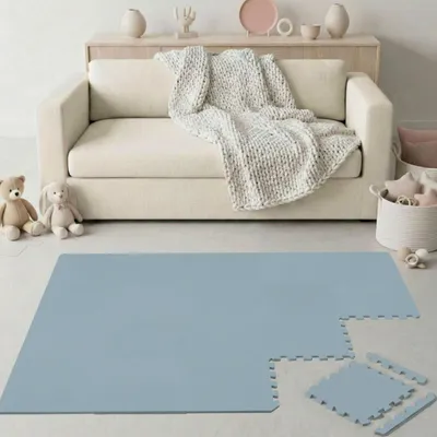 Image de 18 pièces Tapis de jeu pour bébé Tapis puzzle 30x30 Tapis d'éveil Tapis de sol Chambre d'enfant