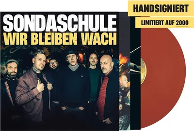 Zdjęcie produktu dla Sondaschule: Wir bleiben wach (Limited Edition) (Signed Brick Red Vinyl)
