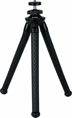 Produktbild von Stativ Schwarz YSM 301BK für Kameras, Smartphones und Action-Kameras, 1/4 Zoll Gewinde, 800g Traglast