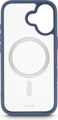 Produktbild von Handyhülle "Frame Protect" für iPhone 17, magnetisch, durchsichtig, Blau (00232382)