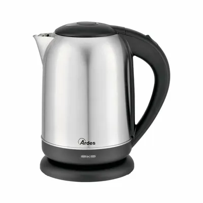 Produktbild von Ardes AR1K41 Elektrischer Wasserkocher 1,7 L 2200 W Schwarz Edelstahl