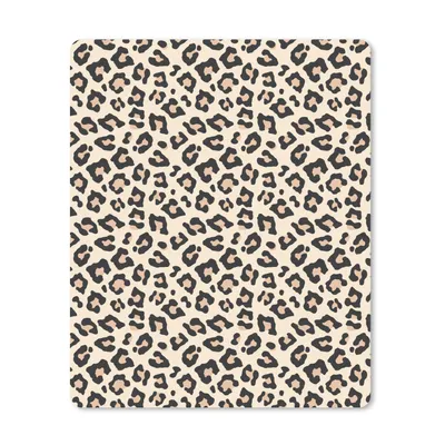 Produktbild von MuchoWow® Mauspad Mousepad Pantherdruck - Schwarz - Rosa 30x40 cm - Mousepads - Maus Mat - Pad - Mausunterlage - Mausmatten