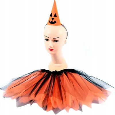 Produktbild von Halloween Kostüm Mädchen Rock & Haarreif - Süßes Verkleidung Set 100-130cm Party