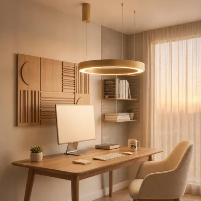 Productafbeelding van Hanglamp Morbido goud Ø 60cm