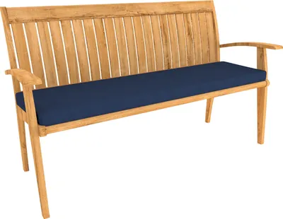 Immagine prodotto di POKAR Cuscino da panca Cuscino da panca sfoderabile , Colore:Blu scuro, Dimensioni:100x40