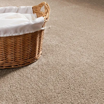 Produktbild von Steffensmeier Teppichboden Cambridge | Meterware Auslegware Wohnzimmer Schlafzimmer Kinderzimmer | sand | 200x400 cm