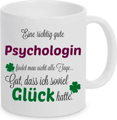 Produktbild von TassenKing™ - Eine gute Psychologin... - Tasse - Kaffeebecher - Tasse mit Spruch