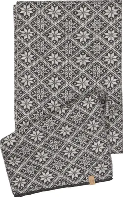 Produktbild von Ivanhoe Strickschal aus Wolle Freya Graphit Meliert - Einheitsgröße 185x27-D Grau