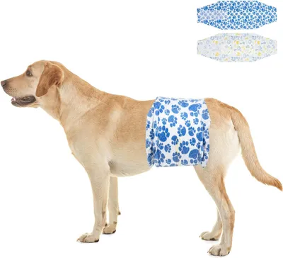 Produktbild von Hundewindel 25-32 inch, 40 Stück, auslaufsicherer Bauchgurt, Feuchtigkeitsindikator, für Welpen