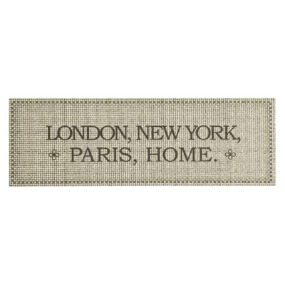Obrázok produktu pre vidaXL Kuchynský koberec umývateľný Capitals Home 60x180 cm zamat