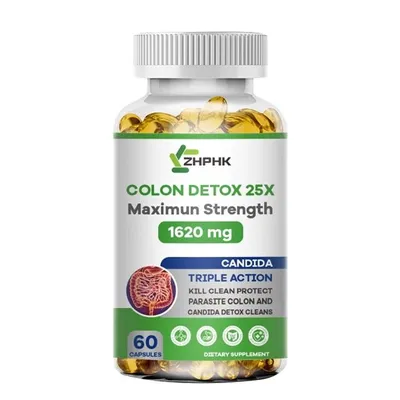 Immagine prodotto di Colon Detox 1620 mg (120 capsule) Integratore alimentare, Intestino, Pulizia del colon, Disintossicazione, Salute intestinale, Benessere generale