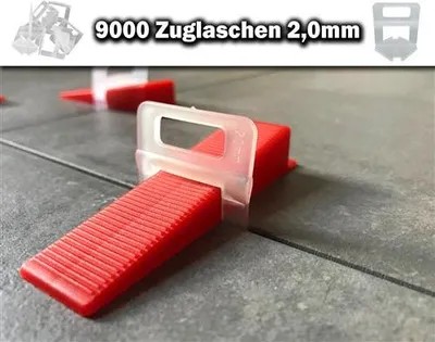 Zdjęcie produktu dla 9000 uchwytów 2,0 mm – system poziomowania płytek KACHEL GOTT®