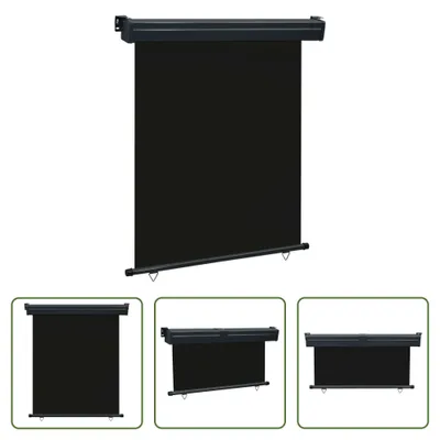 Immagine prodotto di The Living Store Tenda laterale per balcone 145x250 cm Nero