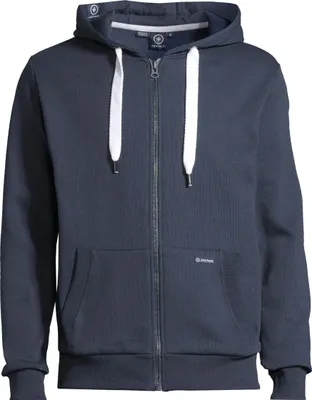 Produktbild von Salzhaut Herren Sweatjacke Breker mit Kapuze - Hoodie-Jacke mit bequemen Schnitt in Navy Größe M