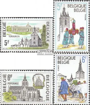 Produktbild von Briefmarken Belgien 1979 Mi 1998-2001 (kompl.Ausg.) postfrisch Tourismus