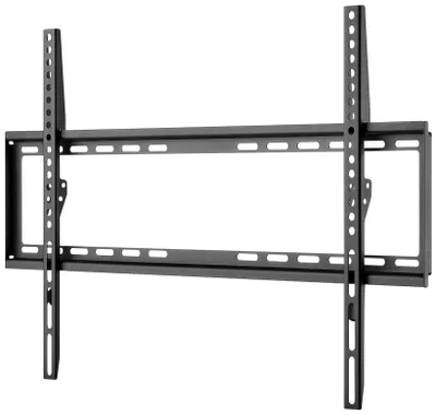A black TV wall mount is shown against a white background.