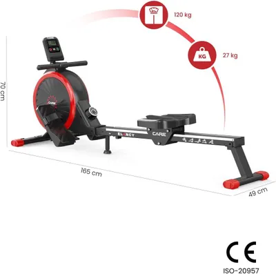Productafbeelding van Roeitrainer - Roeimachine - Fitnessapparaat - Hometrainer - Trainingsapparaat