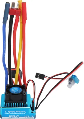 Produktbild von 120A bürstenloser ESC, wasserdichter elektrischer Geschwindigkeitsregler für 1/10 1/12 RC-Autos, Boote
