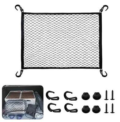 Zdjęcie produktu dla Siatka bagażnika samochodowego 100X80 cm poliestrowa uniwersalna