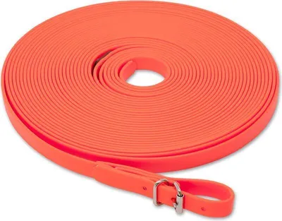 Produktbild von Mystique® Biothane Schweißriemen 13mm neon orange 12m