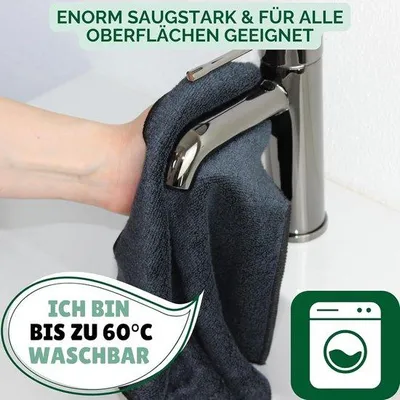 Produktbild von Famanu Geschirrtücher aus Bambus - Absorbierend, wiederverwendbar, hygienisch