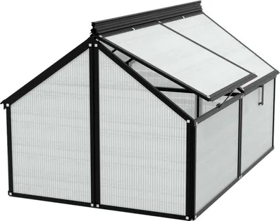 Produktbild von Vitavia Frühbeet "Gaia Jumbo" schwarz Frühbeet (119 x 83 x 72 cm) 4 mm HKP