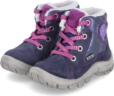 Produktbild von Richter Winterstiefeletten  Kinder Leder & Textil Blau Größe: 21