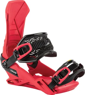 Image de Fixation de snowboard pour homme Nitro TEAM, taille:M, couleurs:vivid red