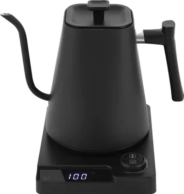 Obrázek produktu pro Rychlovarná konvice, LED regulace teploty, automatické vypnutí, černá barva