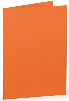 Produktbild von Doppelkarte A6 hoch Orange