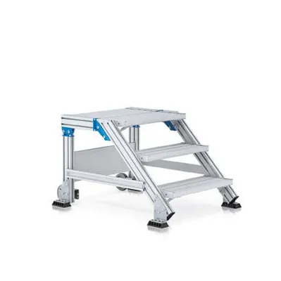 Produktbild von Zarges Treppenpodest 60° 1000mm Stufenbreite 3 Stufen