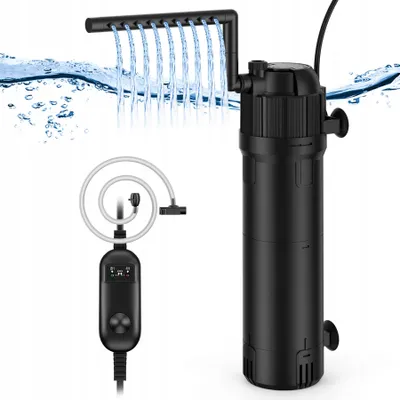 Obrázok produktu pre Vnútorný filter 5 v 1 s UVC, prietok 650 l/h, pre akváriá s objemom 50–200 l