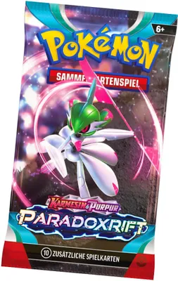 Produktbild von Pokemon Karten Karmesin & Purpur - Paradox Rift - 1 Booster Sammelkarten