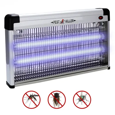 Obrázek produktu pro Jiubiaz Elektrický zabiják hmyzu 30W LED past na hmyz s UV světlem Mosquito Lamp Fly Trap Insect Killer Mosquito Killer pro vnitřní dětské pokoje Zahrady