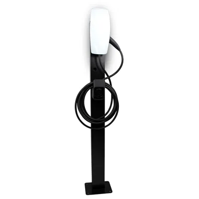 Obrázek produktu pro Stojan Wallbox pro Tesla Wall Connector Gen 3 - Kovový montážní sloupek pro nabíjecí stanici, odolný proti povětrnostním vlivům a práškově lakovaný