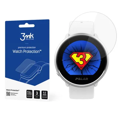 Produktbild von 3mk Display Hybridglas Watch Protection für Polar Ignite 0,2mm (3 Stück)