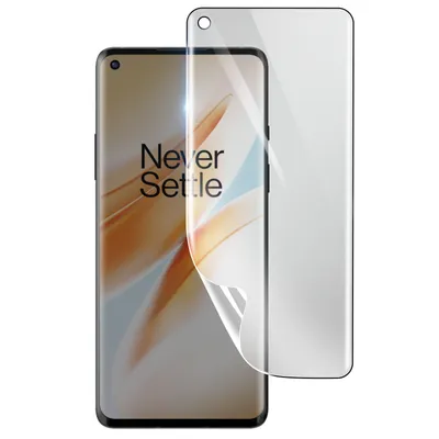 Produktbild von 3mk, Stoß- und kratzfester Hydrogel Bildschirmschutz für Oneplus 8, Transparent