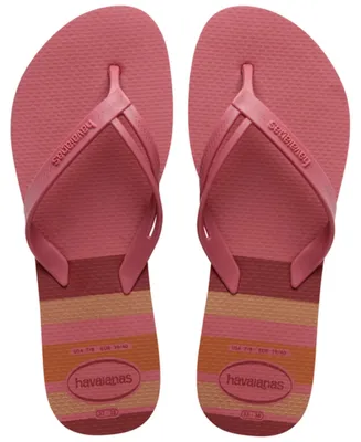 Productafbeelding van Havaianas Elegance Print dames slippers, model Pau Brasil, maat 33 EU