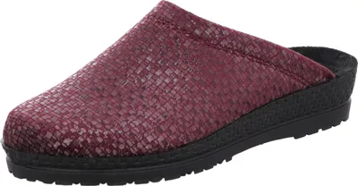 Produktbild von Rohde Damen Hausschuh Pantoffel Textil zart gemustert Neustadt-D 2280, Größe:40 EU, Farbe:Rot