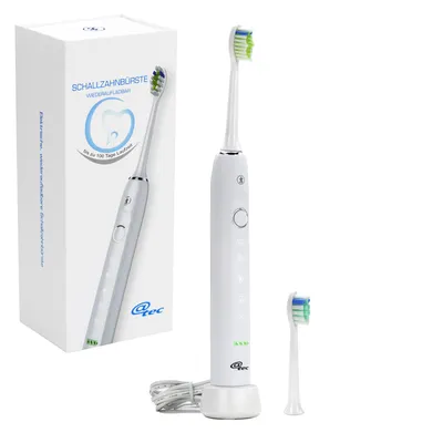 Schallzahnbürste @tec – 38.000 Schwingungen, 5 Modi, 2-Minuten-Timer, IPX7, USB