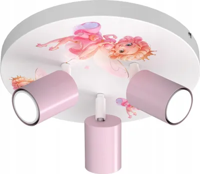 Image de Lampe de plafond pour enfants (filles) « Princesse » avec lampe à LED